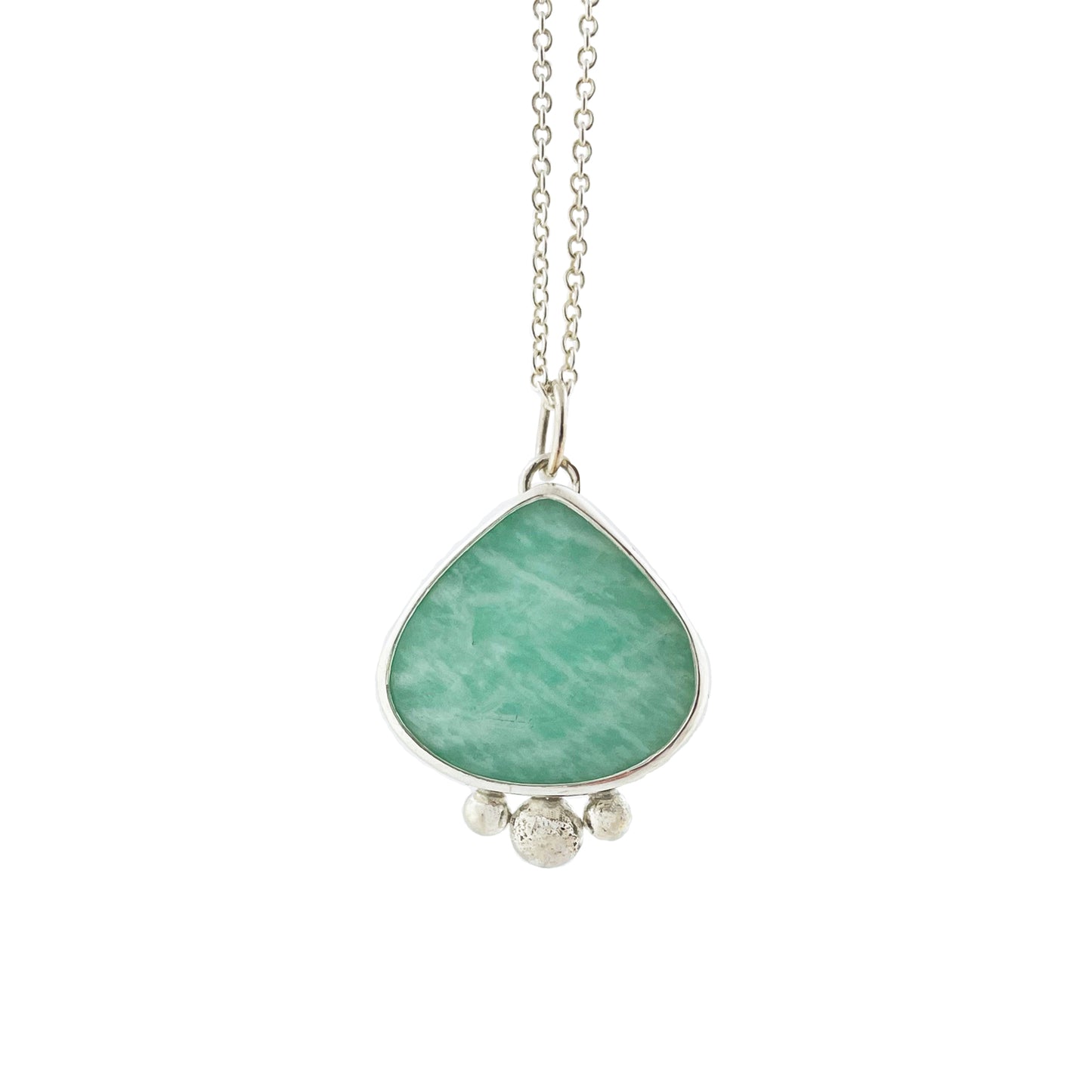 Handmade Amazonite gemstone pendant