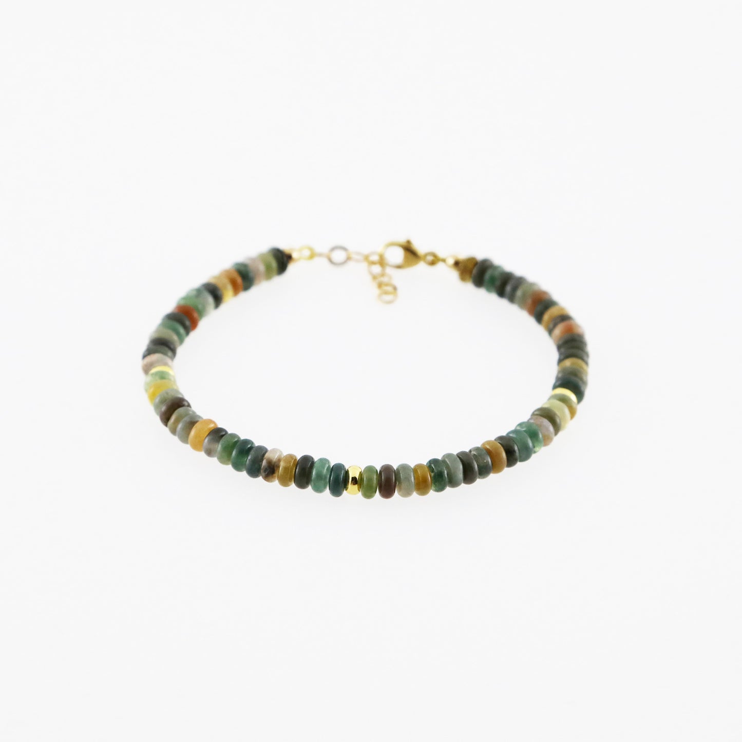 Fancy agate gemstone bracelet