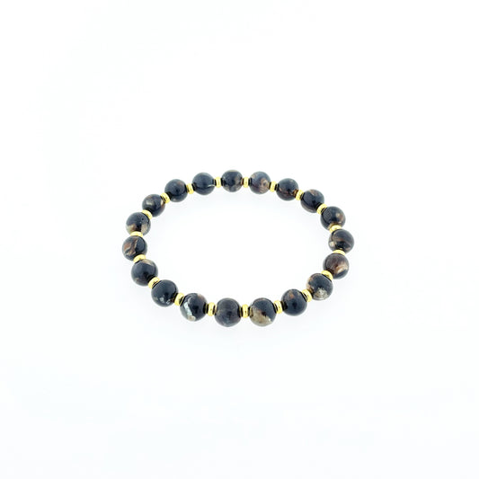 Muscovite Gemstone Stretch Bracelet