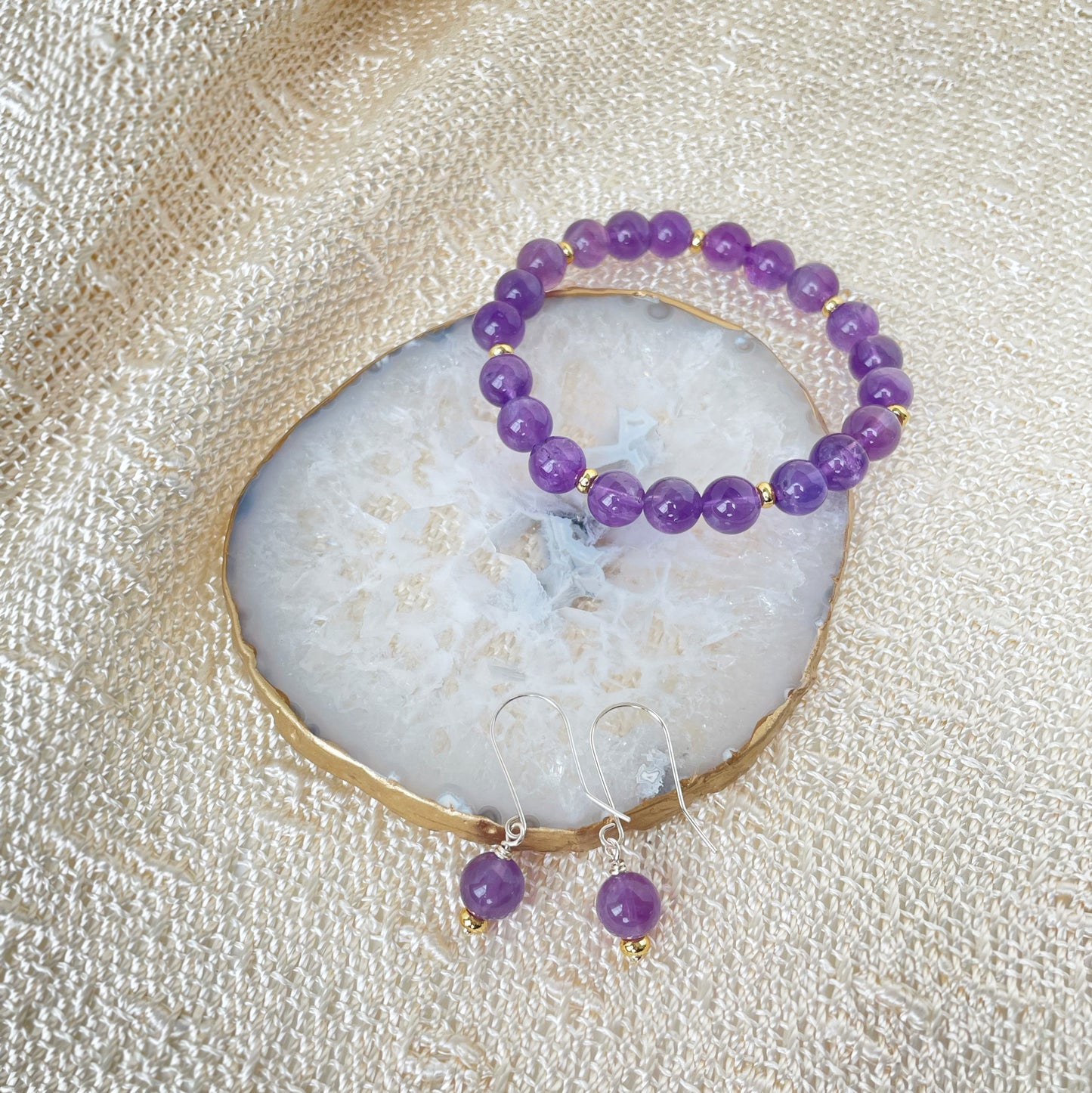 Amethyst Stretch Bracelet