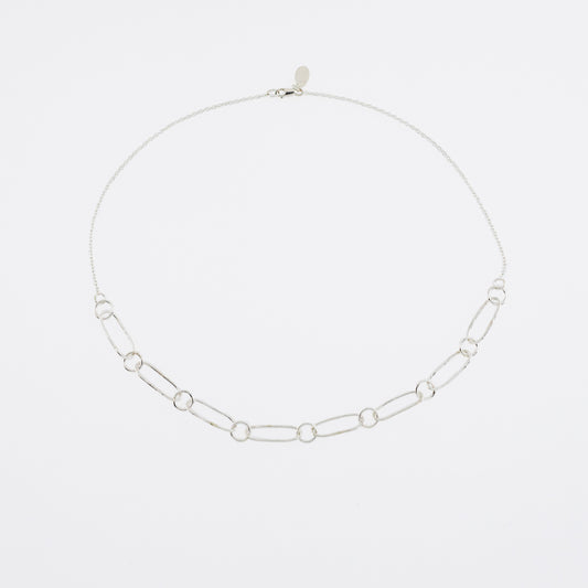 Sterling silver Paperclip necklace