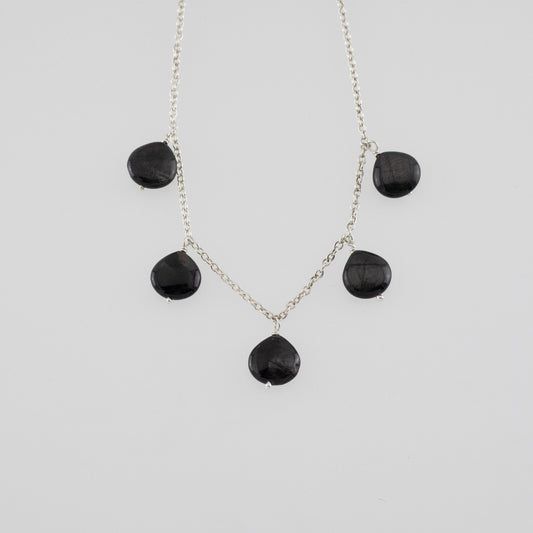 Hypersthene Drop Necklace