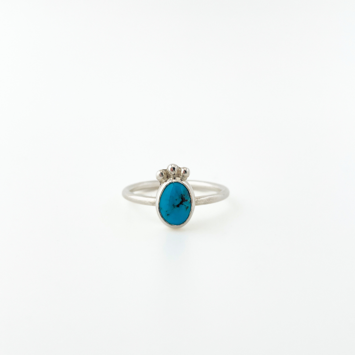 Sterling silver and turquoise ring