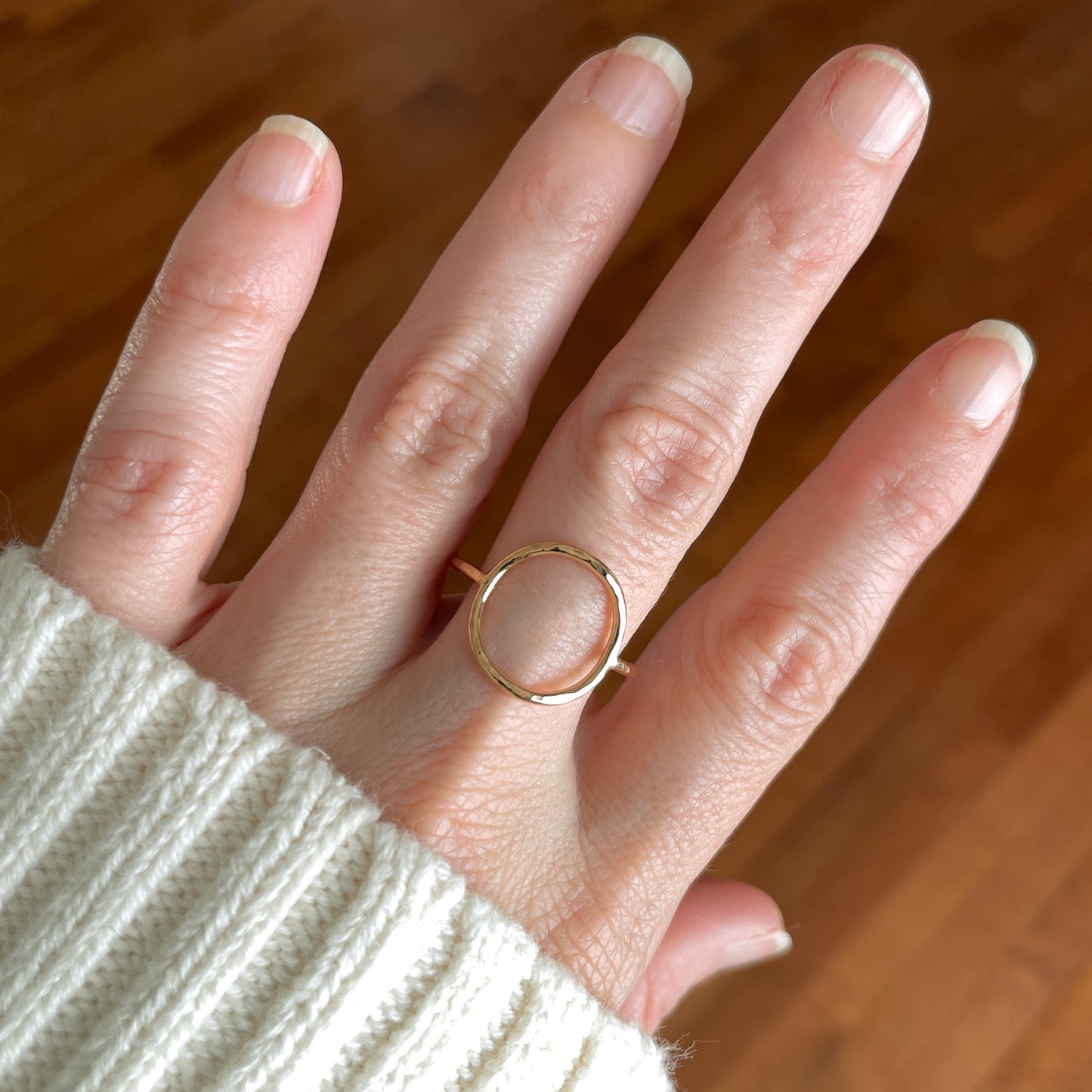 Gold Filled Circle Ring